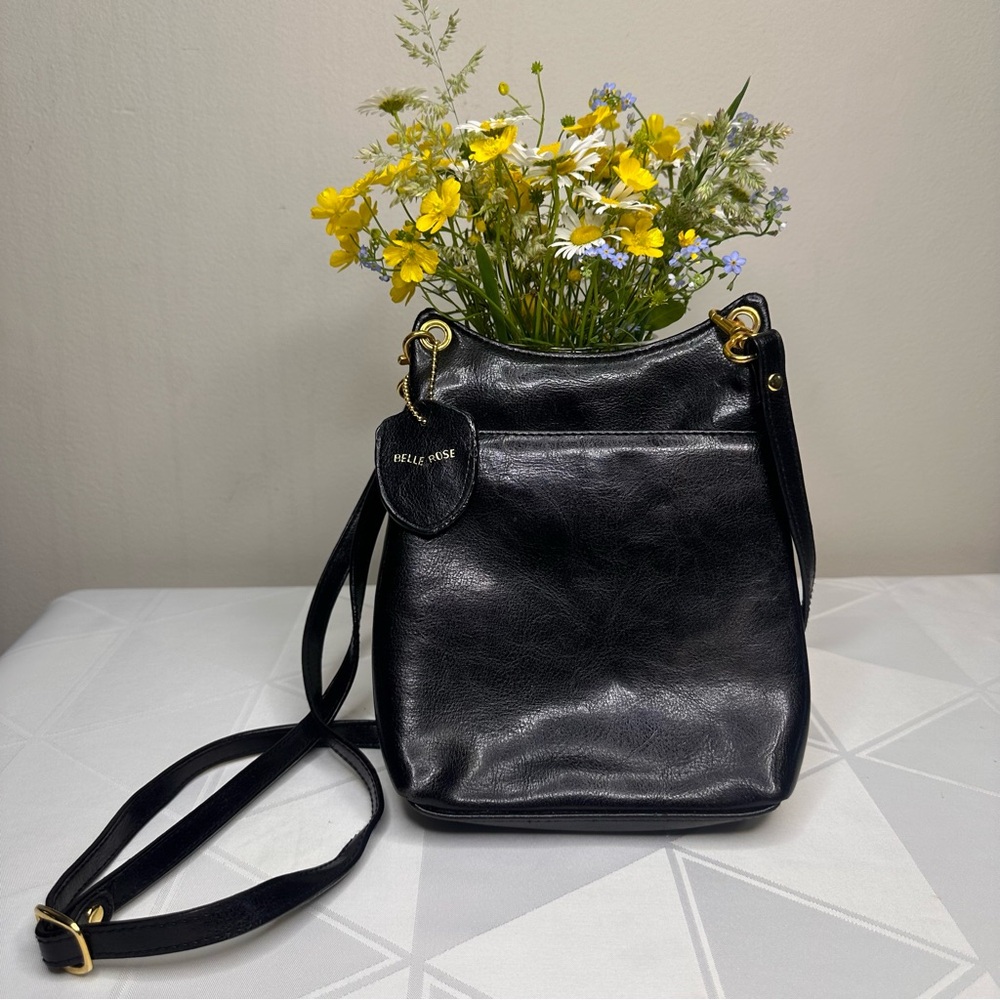 Bellerose Black Multi Compartment Adjustable Cros… - image 2